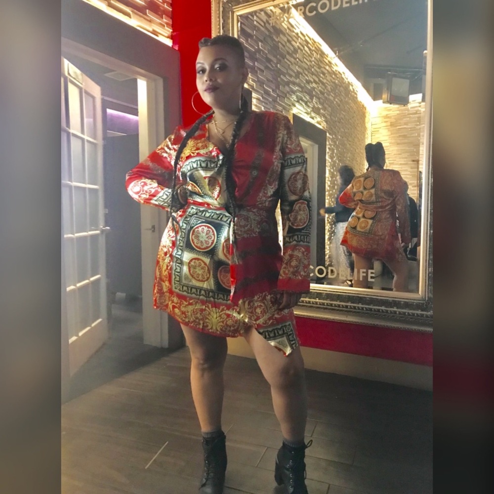 Sexy Print Dress